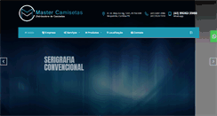Desktop Screenshot of mastercamisetas.com.br